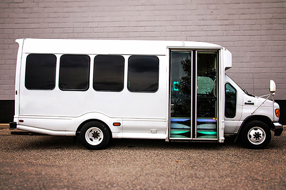 limo bus exterior