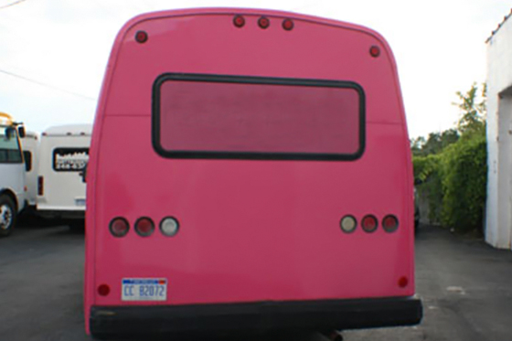 inside the bus