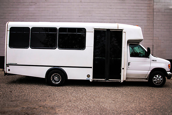 limo bus exterior