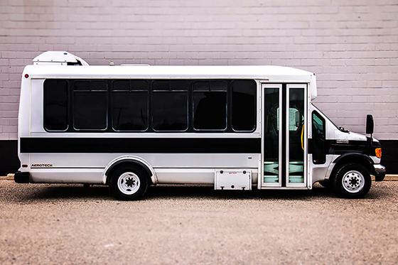 limo bus exterior