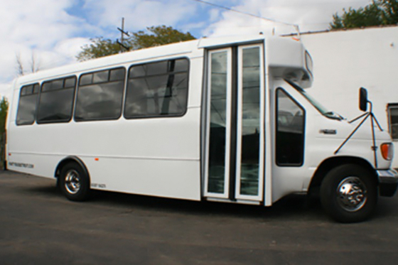 limo bus exterior