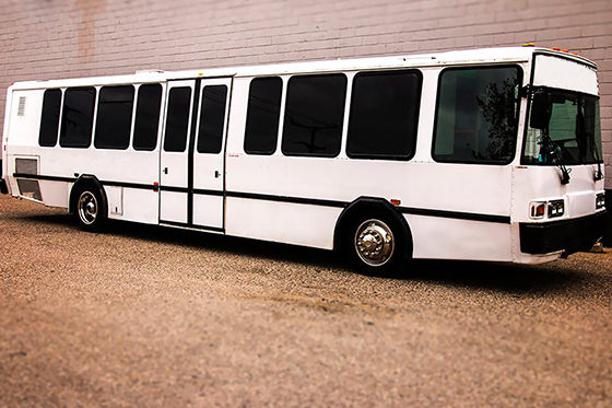 limo bus exterior